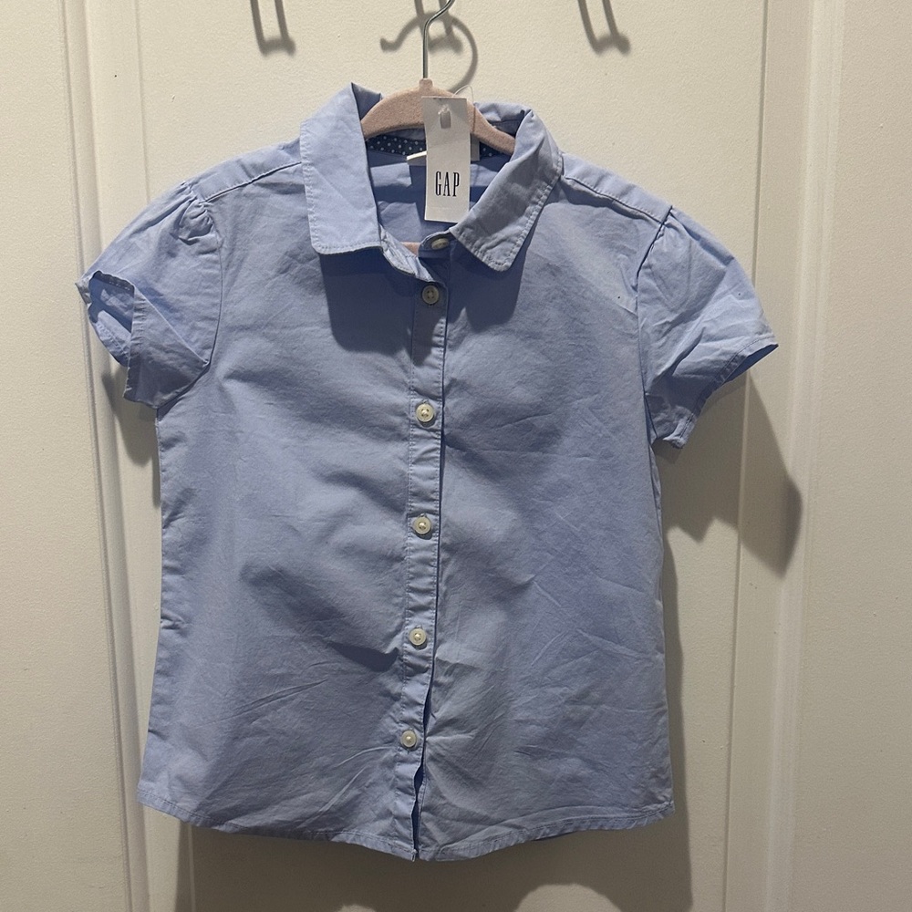 GAP Kids Light Blue Button Down Shirt